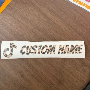 Custom TikTok Decal for Truck -- Durable Vinyl Sticker for Vehicle Decoration