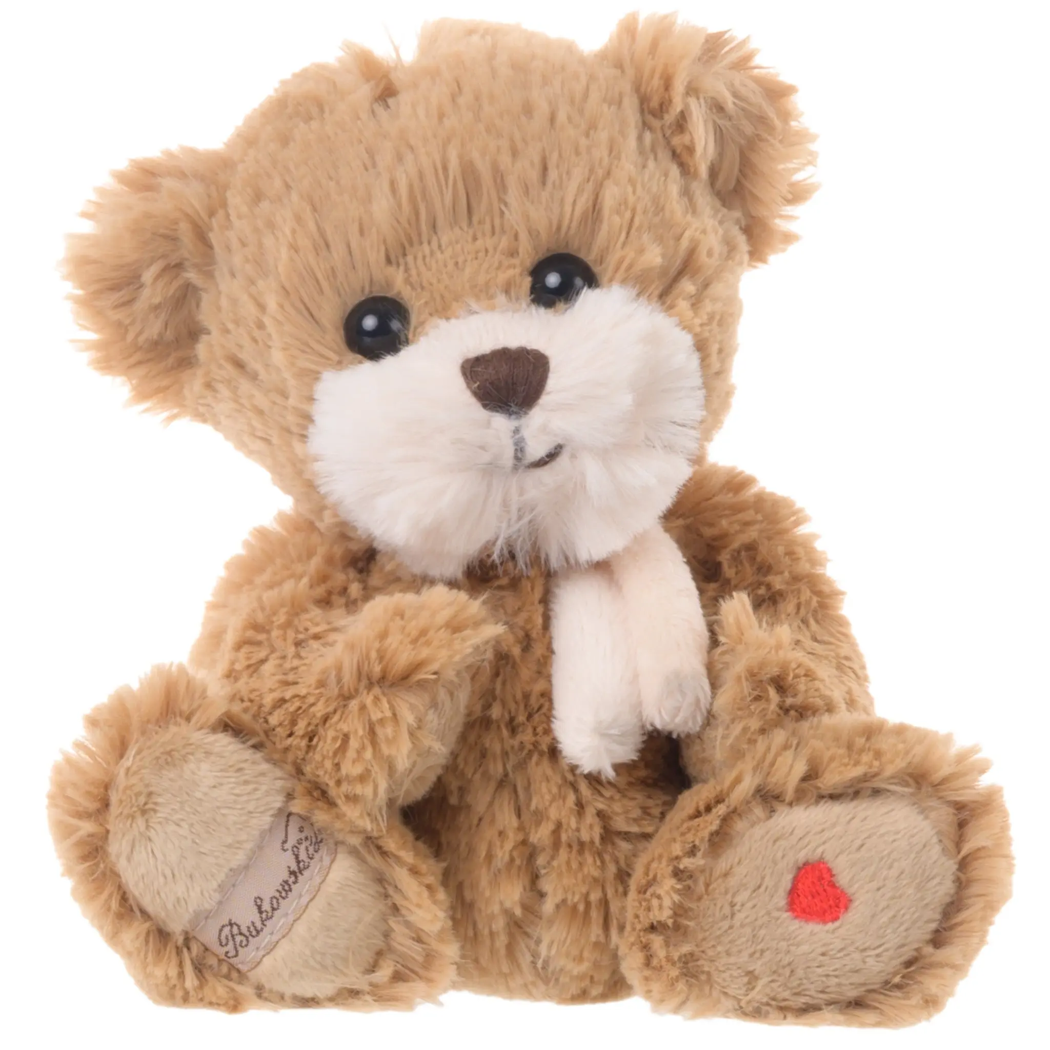 Bukowski Bears 7-Inch Soft Plush Stuffed Animal Toy with Scarf, 0+ Years Perfect Baby Birthday Gift for Kids, 7 Inches