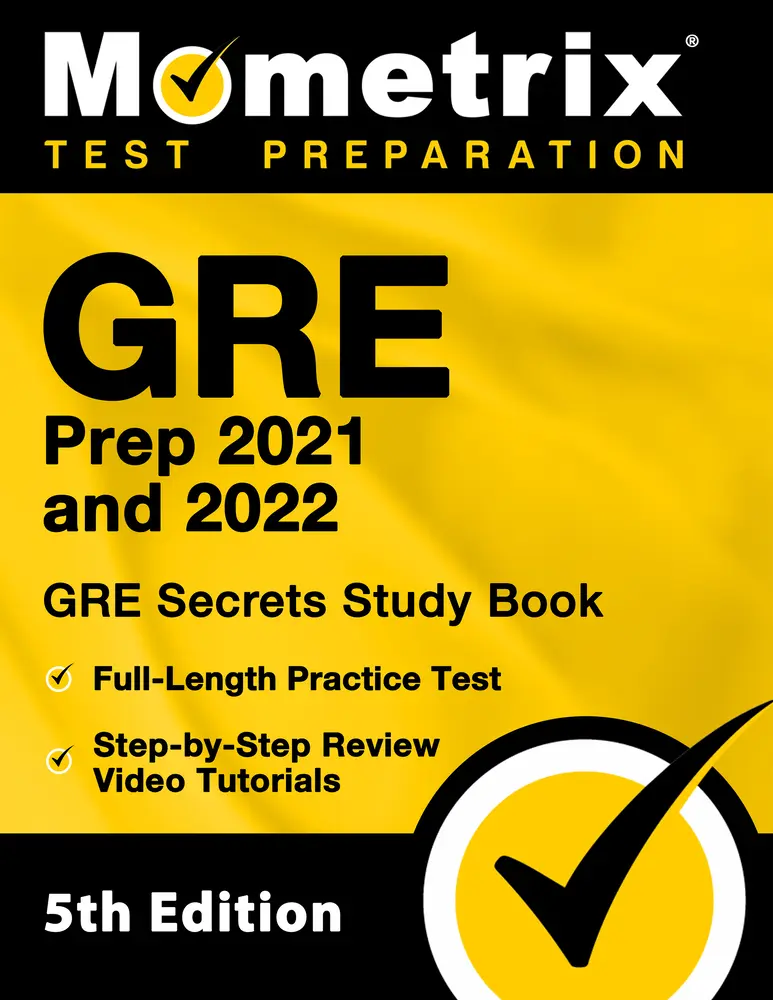 USED Book - GRE Prep 2021 and 2022 - GRE Secrets Study Book, Full-Length Practice Test, Step-by-Step Review Video Tutorials: [5th Edition] by Mometrix (Paperback) - english