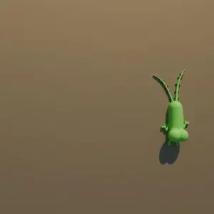 Plankton Fridge Magnet - Tiny Green Cartoon Show Character for Refrigerator Decor