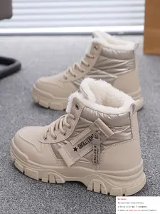 Winter New Style Thickened Casual Sneakers, Versatile Short Boots for Snow & Height Increase, Warm Lining Design for Cold Weather, Footwear