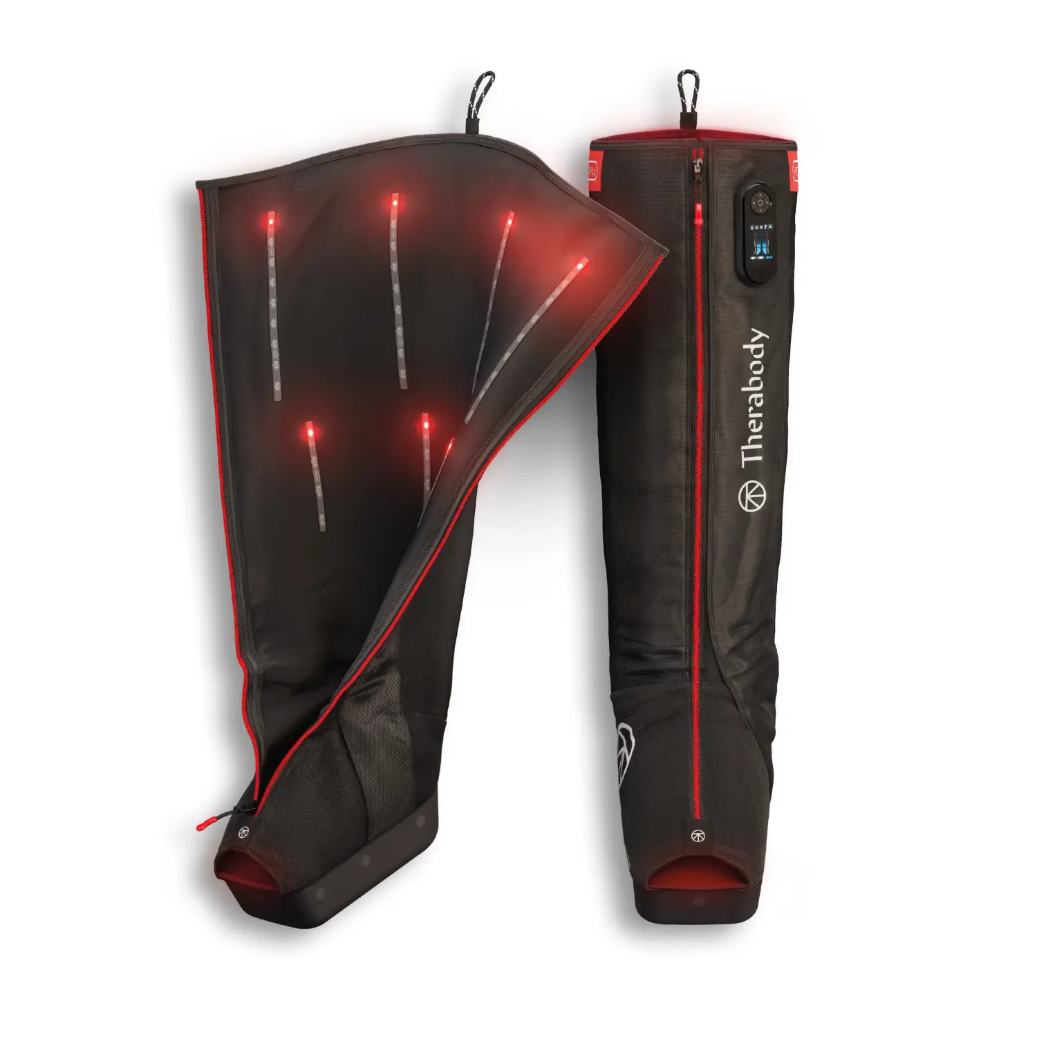 Therabody JetBoots PRO Plus - Size Short - Wireless Compression Boots With Vibration & Infrared LED Light