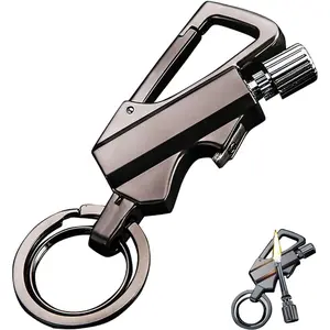 Permanent Match Infinity Lighter, Permanent Match with Multitool Keychain Bottle Opener, Waterproof Reusable Matchstick, Forever Match for Outdoor Survival(Fuel Not Included) (1)