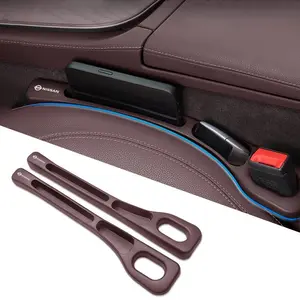 2pcs Car Seat Gap Filler, Side Seam Leak-Proof Strip, for Nissan Qashqai X-Trail Note Juke Sentra Patrol Almera Navara Leaf