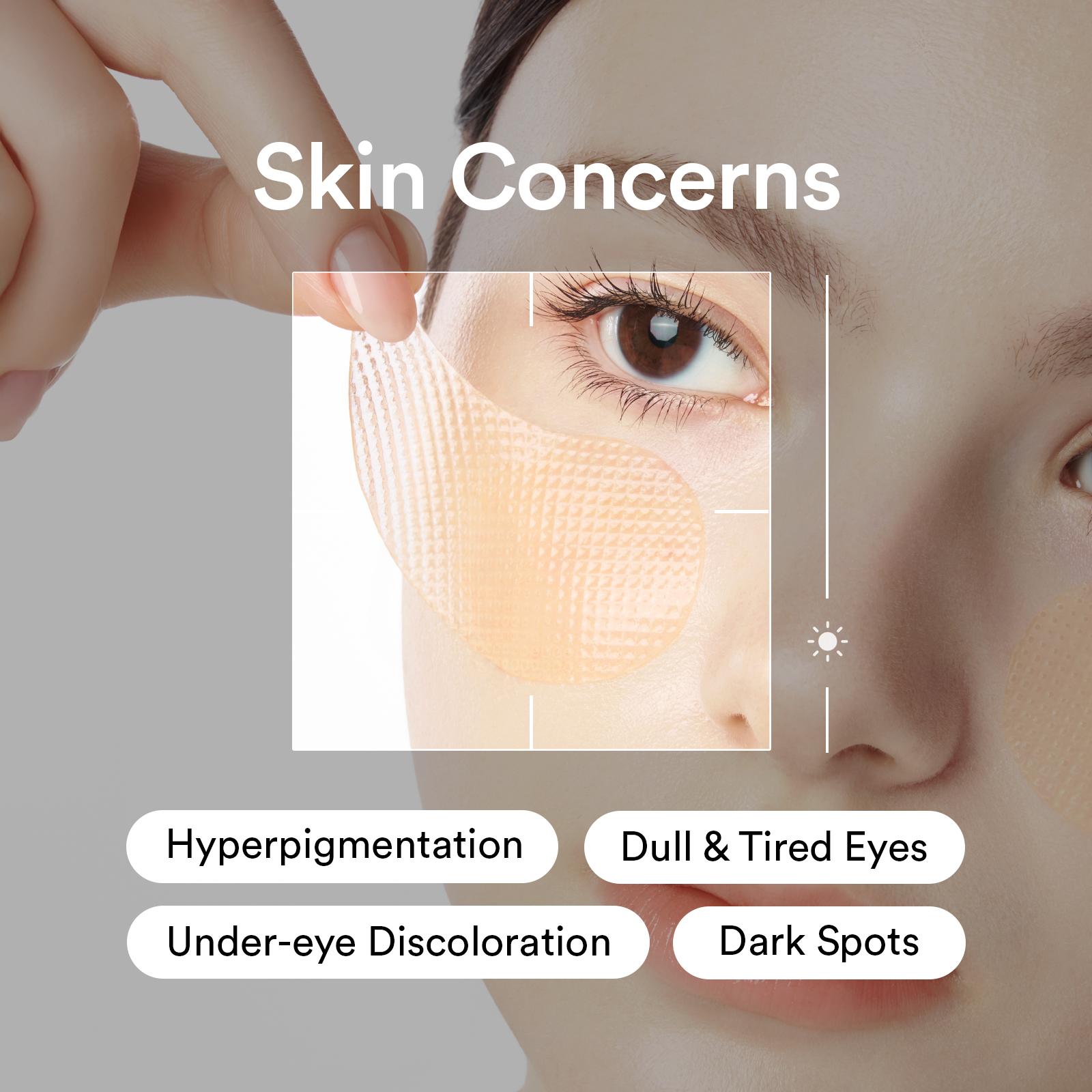 [Abib official]  Glutathione Kojic Acid Eye Patch(60 patches) | Easy Under Eye Care for hyperpigmentation, dull & tired eyes, under-eye discoloration, dark circles | Glutathione, Kojic Acid & Tumeric, Ceramide, Vitamin C & Nicacinamide