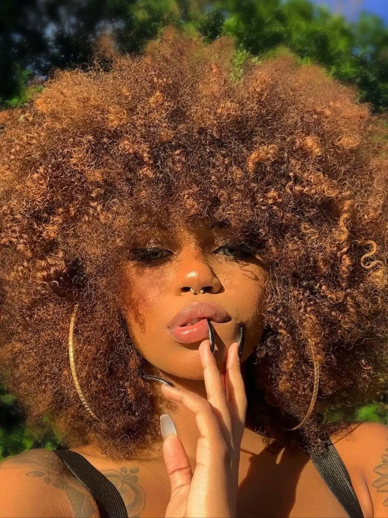 Gktineke 70s Afro Wig With Bangs Curly Wigs For Black Women Curly Hair Wigs 12inch Afro Kinky Curly Wig Premium Synthetic Big Afro Wig Fluffy Synthetic Wigs