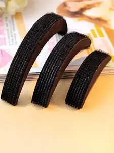 3pcs Different Sizes DIY Invisible Hair Puff Maker, Hair Puff Banana Bumpit, Hair Volumizer, Hair Styling Tools, DIY Hairstyler, Fashion Hairstyle Accessories For Women & Girls