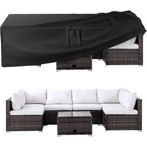 Patio Furniture Covers - Outdoor Waterproof Covers for Table & Chair - Heavy Duty 600D (108 Inch L x 82 Inch W x 27.9 Inch H) - Sofa