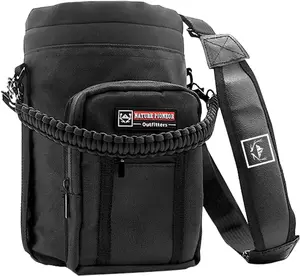 Insulated Water Bottle Holder with  Strap for Half/One Gallon 64oz/128OZ  Water Jugs Bottles, Carrier/Pouch Sleeve for Outdoor Camping, Hiking,Gym