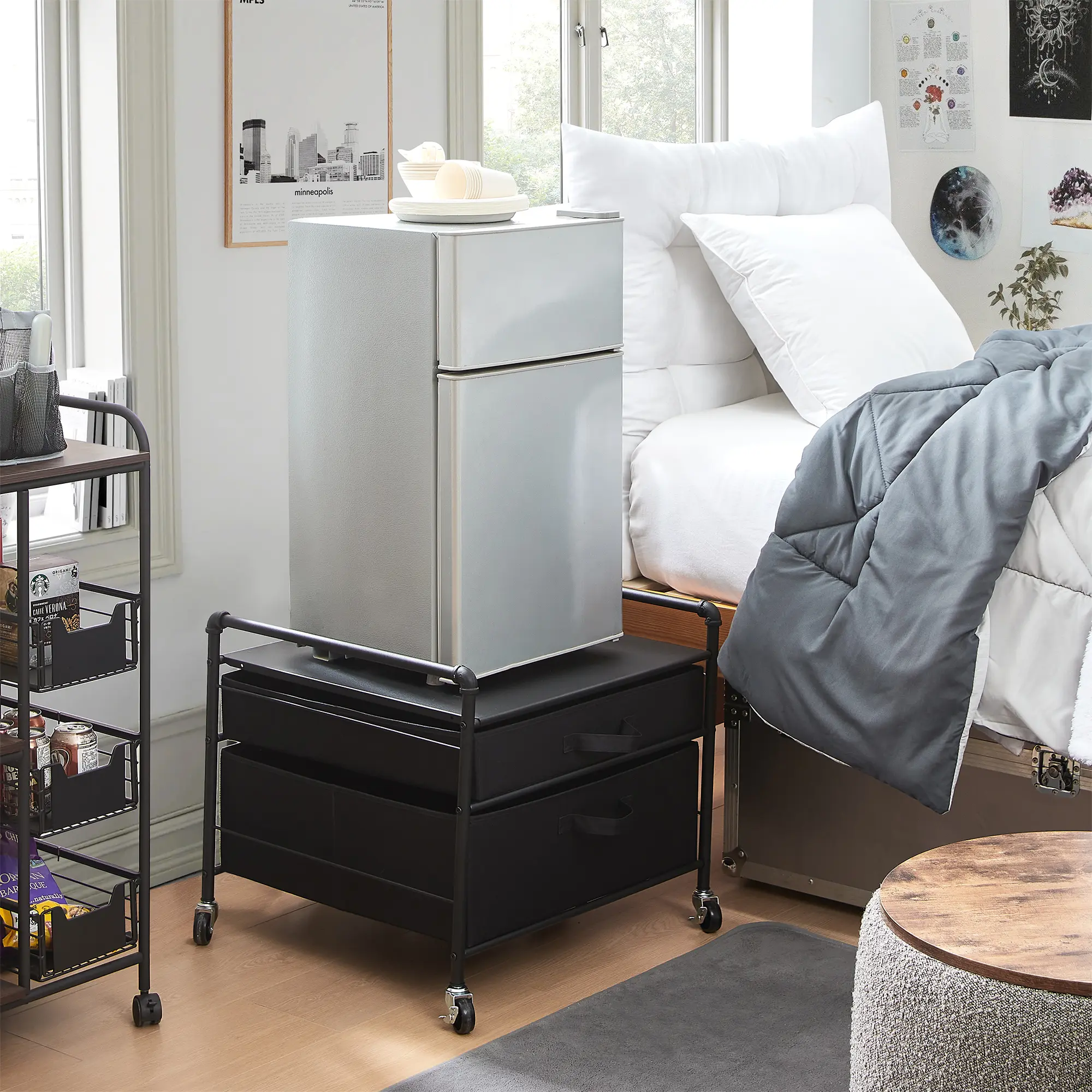 The Fridge Stand Supreme - Black Frame The Fridge Stand Supreme - Black Frame