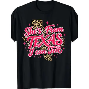 I Can Tell at a Glance That She'S from Texas. Vintage-Style Texas T-Shirt