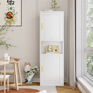 Metal Storage Cabinet 67" with 2 Doors & Shelves, Freestanding Steel Organizer for Small Spaces, Ideal for Kitchen Living Room mothersdaygift