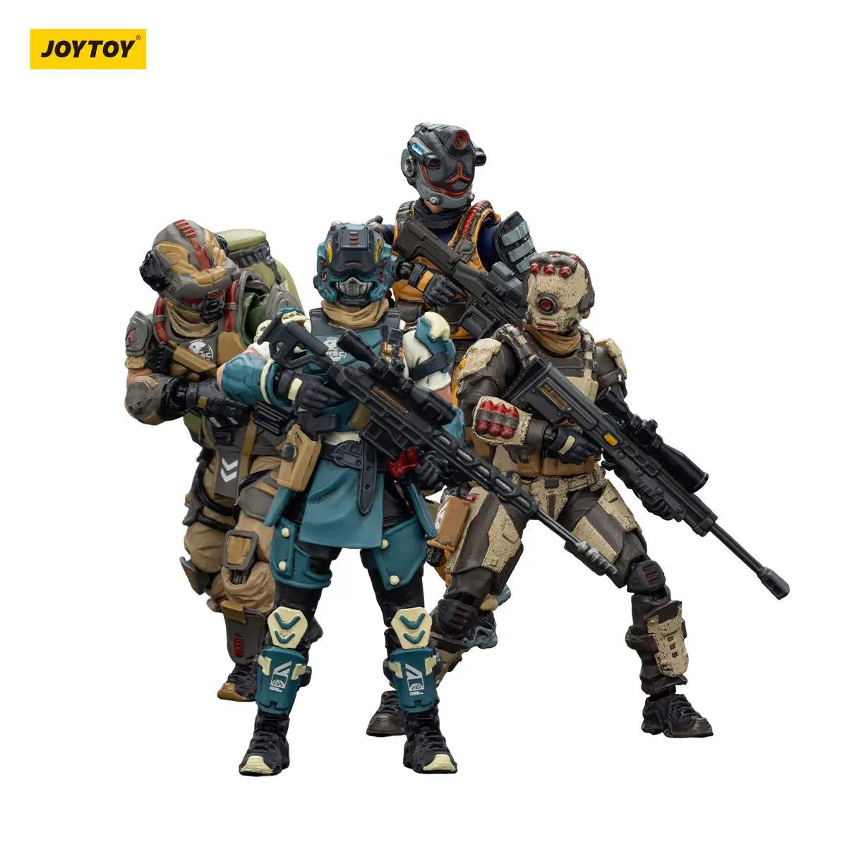 HIPLAY JOYTOY 1/25 Scale Action Figure UNSC Sniper Squad | Dima, Foster, Mason, Moreau, Ivan "Small scale, massive detail!