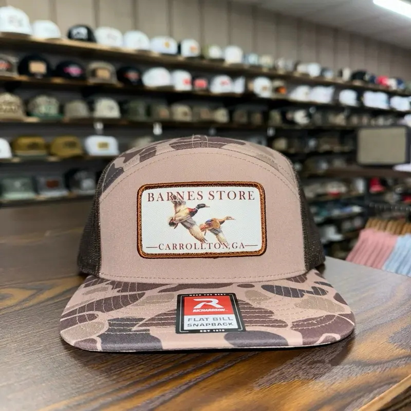Flying Ducks Patch 7 Panel Hat - Duck Camo