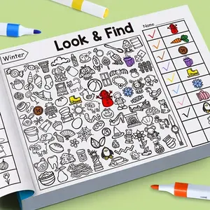 🧠 Boost Focus And Observation | Educational Look And Find Coloring Book | Hidden Object Activity Book For Kids