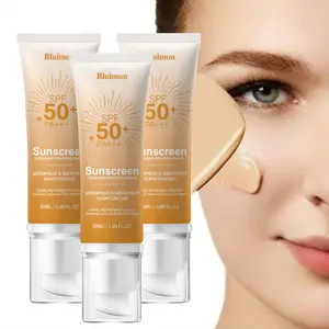 SPF 50 Tinted Face Sunscreen 3 Pack, Hydrating & Repairing Sun Care, Anti-Aging UV Protection, Waterproof Daily & Outdoor Sunblock for Women & Men outdoorfun