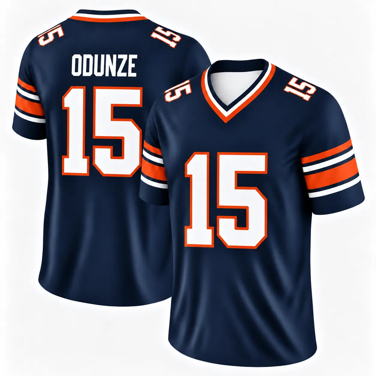 Rome Odunze 15 All Over Print 3D Vintage Jersey, Game Day Shirt, Game Day Fan Gift Unisex Game Day Gift, Merch Outfit, Fan Gift, Football Gift, Retro Football Merch, Men’s Football Jersey, Women’s Football Jersey, Sunday Football Shirt