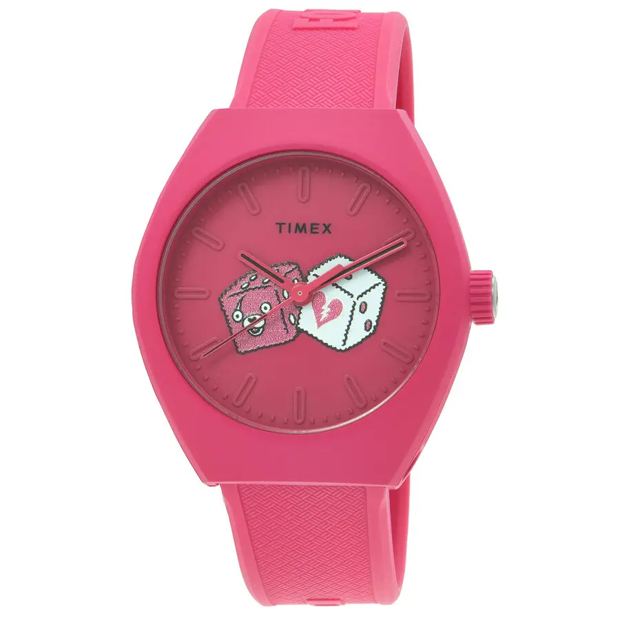 Timex Urban Pop x Fortnite Quartz Pink Dial Unisex Watch TW2W96800
