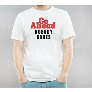 Go Ahead Red Tees - Relax Unisex Top with trendy Design, Short Sleeve, Top Quality Fabric - Tshirt Streetwear Comfort Summer Cotton