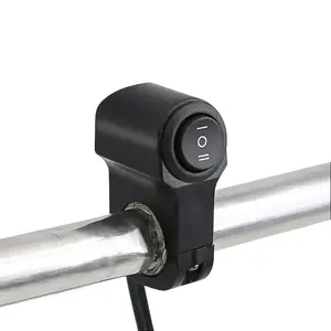 Premium Waterproof Motorcycle Handlebar Switch - Universal-Fit Single Pole Lighting Combo Button with Wire, High-Quality Modified Motorcycle Frames & Fittings Accessory