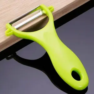 Kitchen Plastic Peeler, 1/2 Counts Lightweight Easy To Use Peeler, Household Kitchen Tool for Removing Fruit & Vegetable Skin, Utensils, Kitchen Gadgets