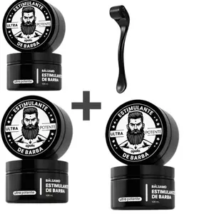 3PCS Apolo Ultra Potent Minoxidil Beard Growth Cream Men's Thickening Blend Super Strong Stimulant for Severe Alopecia Fast Follicle Repair