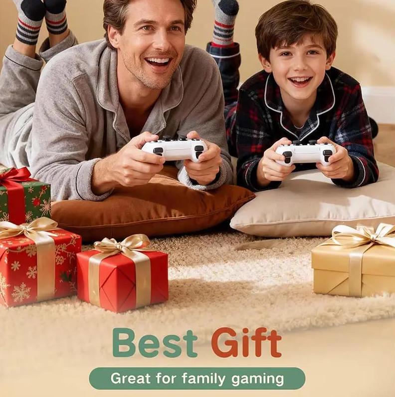 New Upgraded 1.5 Retro Game Stick with  Games HDMI Output Plug and Play Wireless Controller for TV Monitor Video Gamepad Console Made For Gaming Great Holiday Gift for Adults, Teens & Kids Idea Birthday Gift