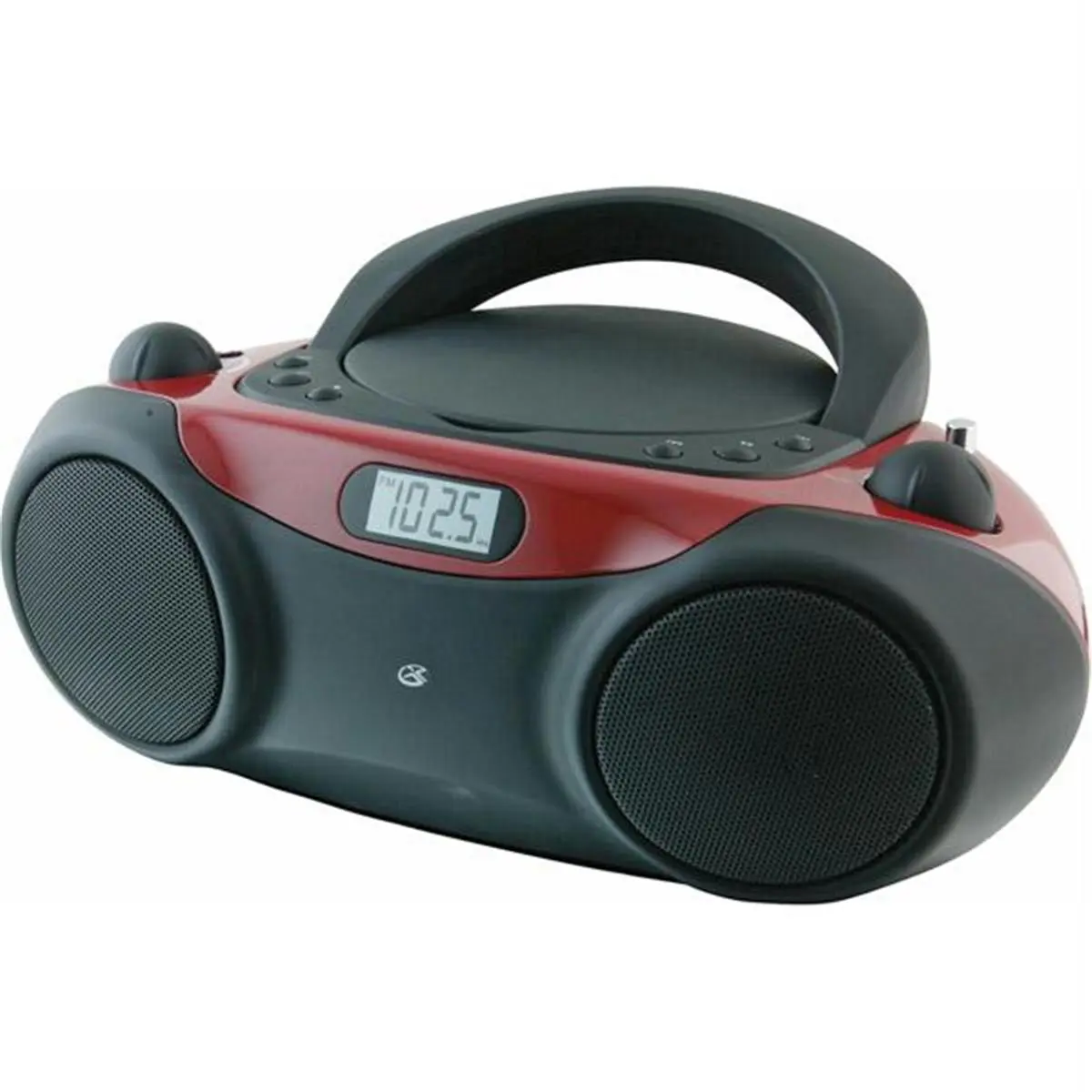 GPX CD Boombox Audio Player with AM-FM Radio, 3.5mm Line Input - BC232R
