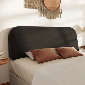 Headboard Only-No Assembly, Upholstered Headboard， Queen/Full/King/Twin Size Chenille Fabric Modern Style Headboard，Height Adjustable and Ergonomic HeadBoard