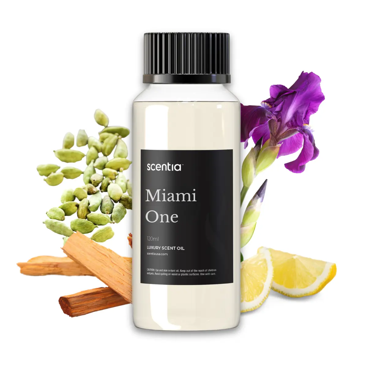 Scentia Miami One Luxury Hotel-Inspired Fragrance Oil Sandalwood Tuscan Leather Oud Cold-Air Diffuser Oil 1 Hotel Miami Beach Scent - Aroma Scented Floral, Scented Diffuser Oils