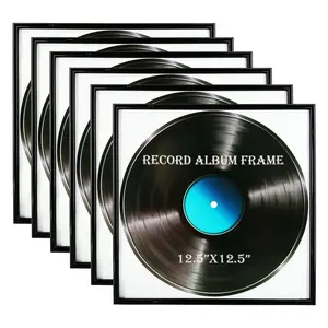 Record frames for vinyl records | 12.5x12.5 Vinyl Record Frame , Album Cover Display Holder with Ps, Fits Any 12x12 Inch Lp Record Sleeve, record frames for the wall | CD frame | record album frame | Picture Frame|Best Christmas gifts for boys and girls