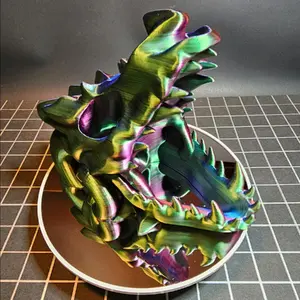 3d Printed Dragon Skull Dice tower