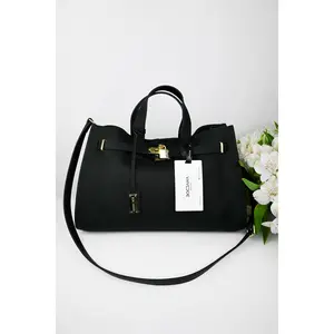 Bogdana Urban Luxe Tote with Gold Hardware & Adjustable Strap – Women’s Shoulder Bag