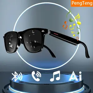 Smart Glasses with Wireless Earbuds for Music and Calls, Creative Bluetooth-compatible Sports Sunglasses, Multifunctional Smart Glasses, Multifunctional Audio Sunglasses, Perfect Sunscreen Gift