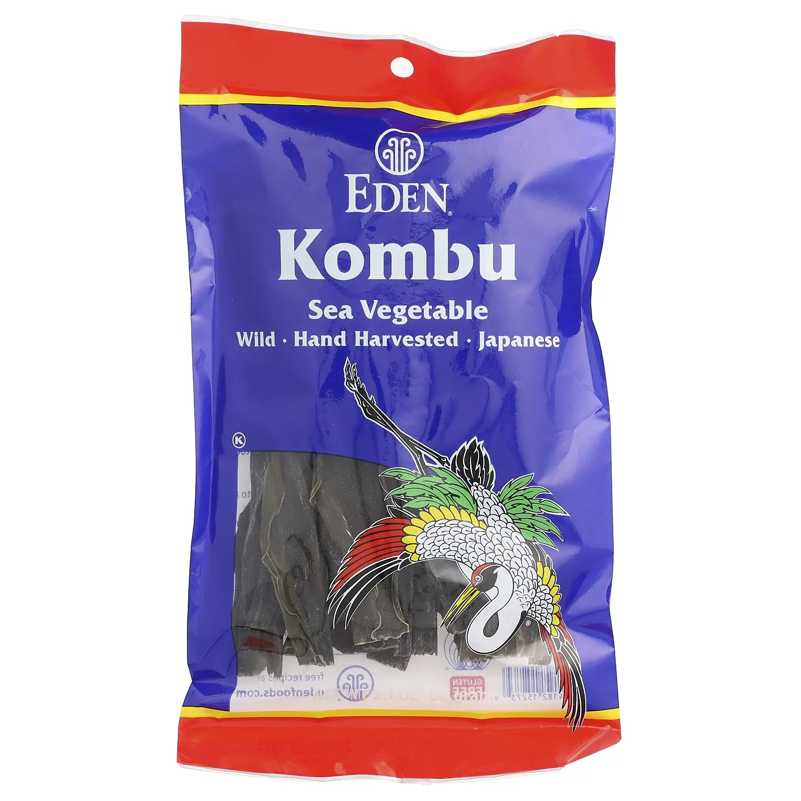 Eden Foods Kombu, Sea Vegetable, 2.1 oz (60 g)