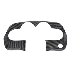 Carbon Fiber Style ABS Material Dashboard Panel Trim, Instrument Frame Cover, Car Interior Kit for 2009-2014 Dodge Challenger Automotive Interior Accessories