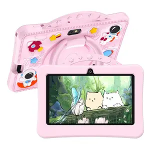 Astronaut Kids Tablet PC 7 Inch Android Os Dual Camera Quad Core Processor 1+16GB Storage WiFi Bluetooth-compatible Shockproof Case Learning Entertainment