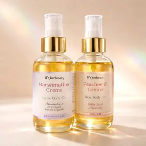 LUXE BODY OIL - Vegan, Hydrating, Antiaging 4oz Moisturizing Blend with Vitamin E & Almond Oil for Radiant Skin