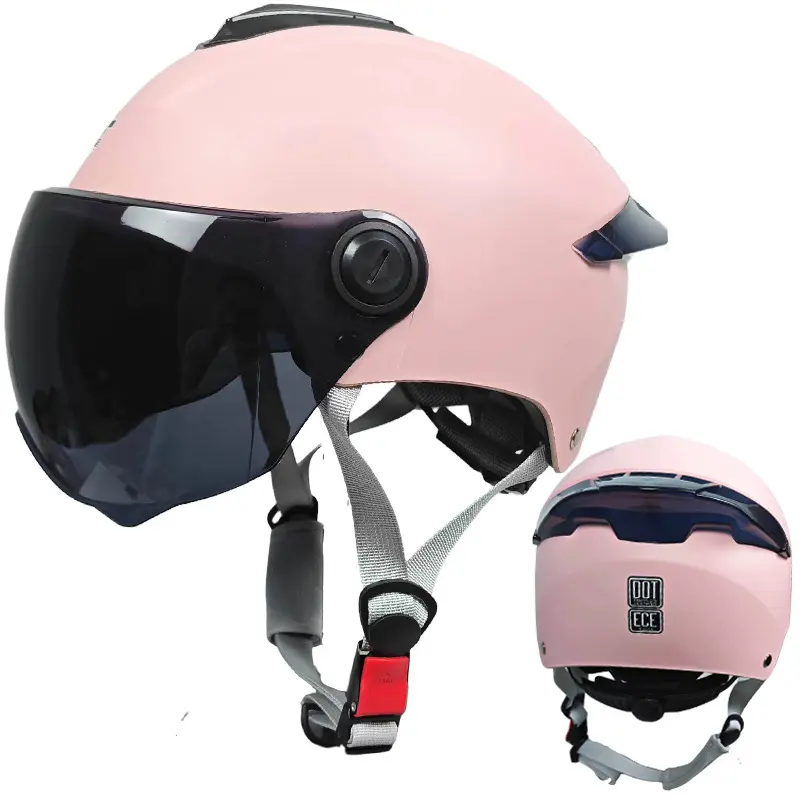 Pink + short tea-colored glasses