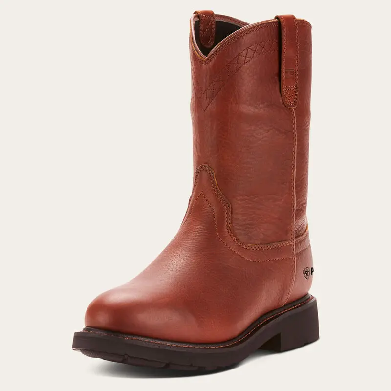 ARIAT Men's Sierra Soft Toe Waterproof Work Boot, 10 Inch