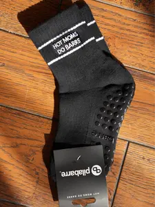 Barre “Hot Moms Do Barre” Grip Socks