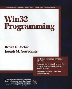 USED-Win32 Programming (Addison-Wesley Advanced Windows Series)(2 Vol set) by Brent E. Rector (Paperback)