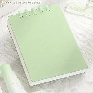 1/A7 portable pocket notebook 80 pages | Flip-page style mini diary for classroom English vocabulary, accounting and planning office study supplies Spiral Notebook Journal