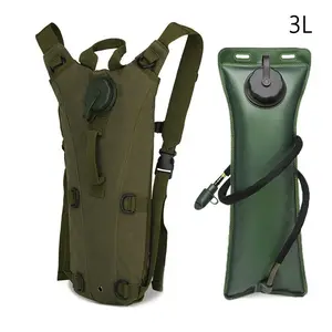 3L water bladder backpack with adjustable shoulder and chest straps, featuring an internal 3L water bag. Equipped with a straw and bite valve, it allows "one-handed, no-stop" hydration, ideal for cycling, hiking, and outdoor activities Bike Water Holder