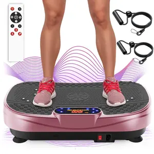 [SAYGOGO] Vibration Plate, 300LBS Fitness Platform Exercise Machine Vibrating Shaking Full Body Shaker Workout Vibrate Stand Shake Board Sport Gym for Fitness Machine