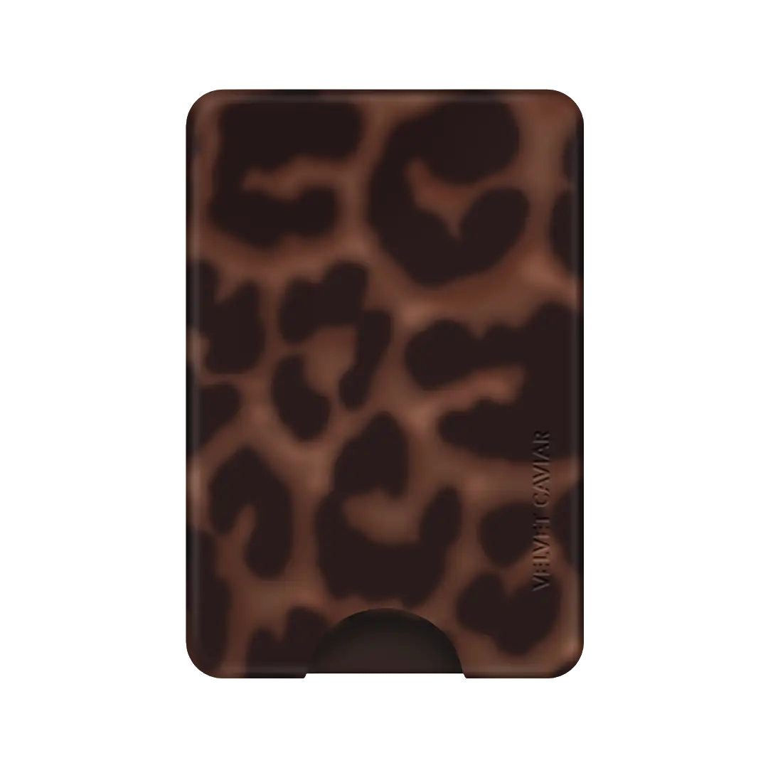 It Girl Leopard MagSafe Wallet