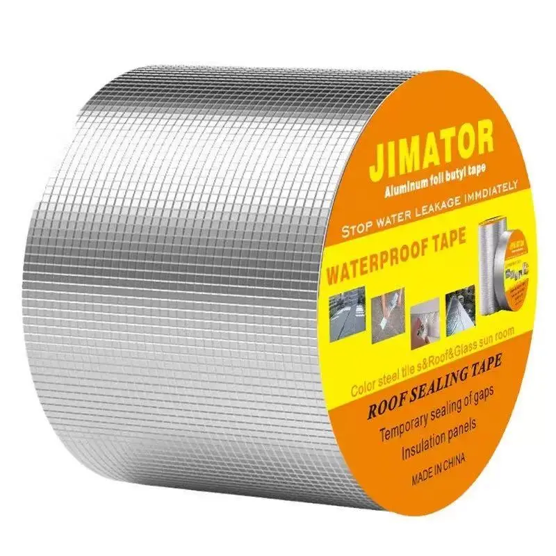Waterproof Butyl Tape for Roof Sealing, Instant Leak Stopping for RVs & Metal Surfaces, Windows, Gutters and Pipes
