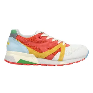 diadora Mens N9000 Sicilia Italia Lace Up Sneakers Shoes Casual - Red, White