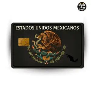 Mexico Card Sticker – National Emblem , Map Design | Full Vinyl Skin for Debit/Credit Cards aesthetic sticker