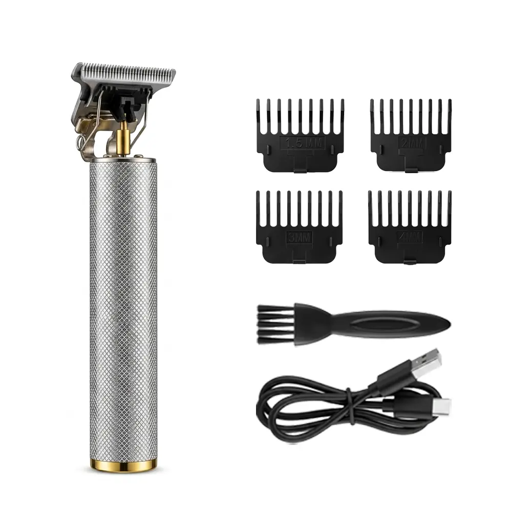 LEFFY 0 Gap T9 Men's Detail Trimmer - Cordless Beard Clipper, Battery-Powered Handheld Blade-Type Brushless Hair Trimmers & Clippers for Cordless Hair Cutting, LCD Digital Display, Ideal Father's Day Gift for Husbands, Battery-Powered Handheld Hair Trimme